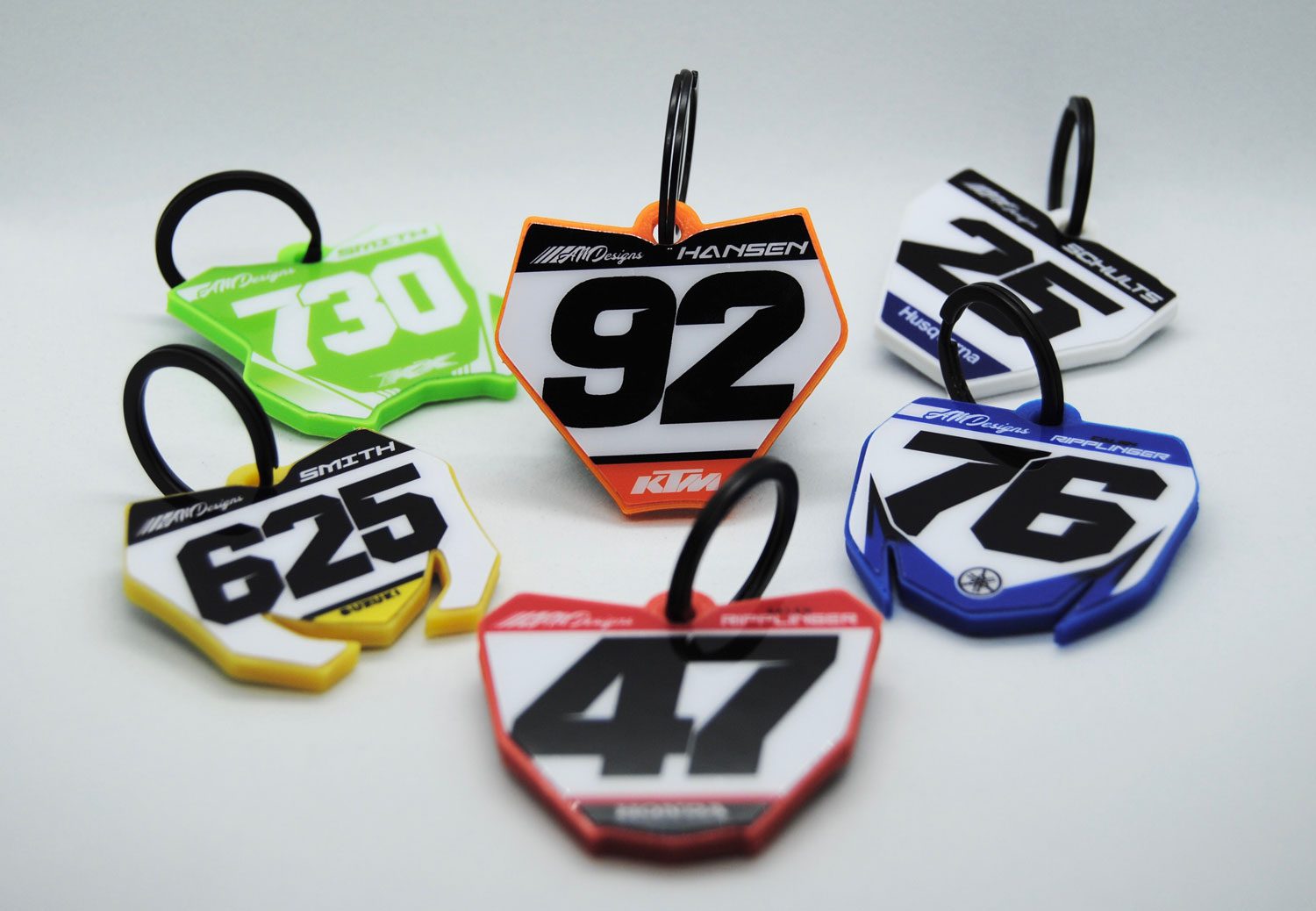 Custom Mini Plate Keychains - <b>DECAL INCLUDED</b> - Image 7