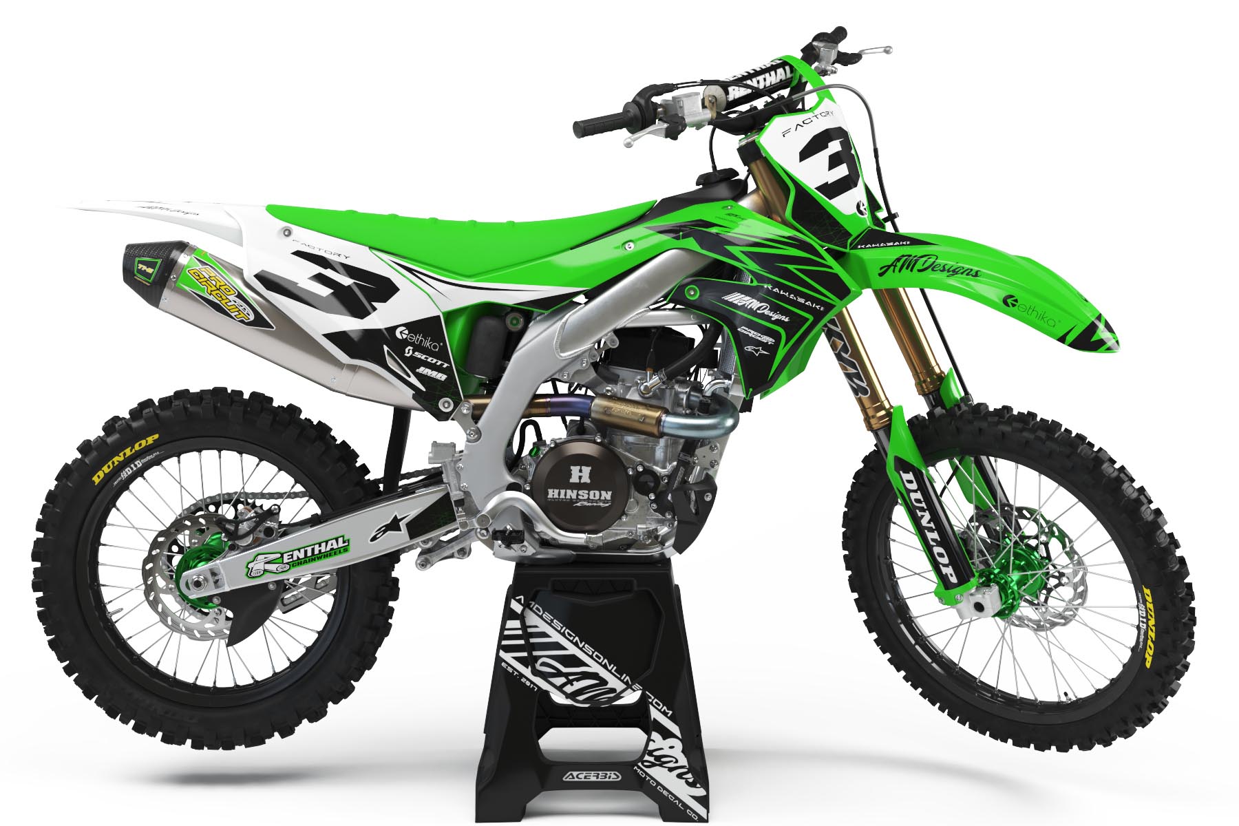 KAWASAKI - KX R1 Graphics Kit