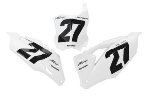 Kawasaki KX Simple - Number Plate Decals