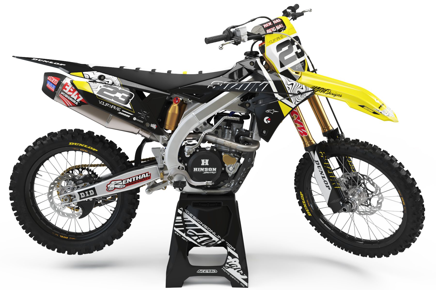 SUZUKI - TOPOGRAPHICAL SERIES Graphics Kit