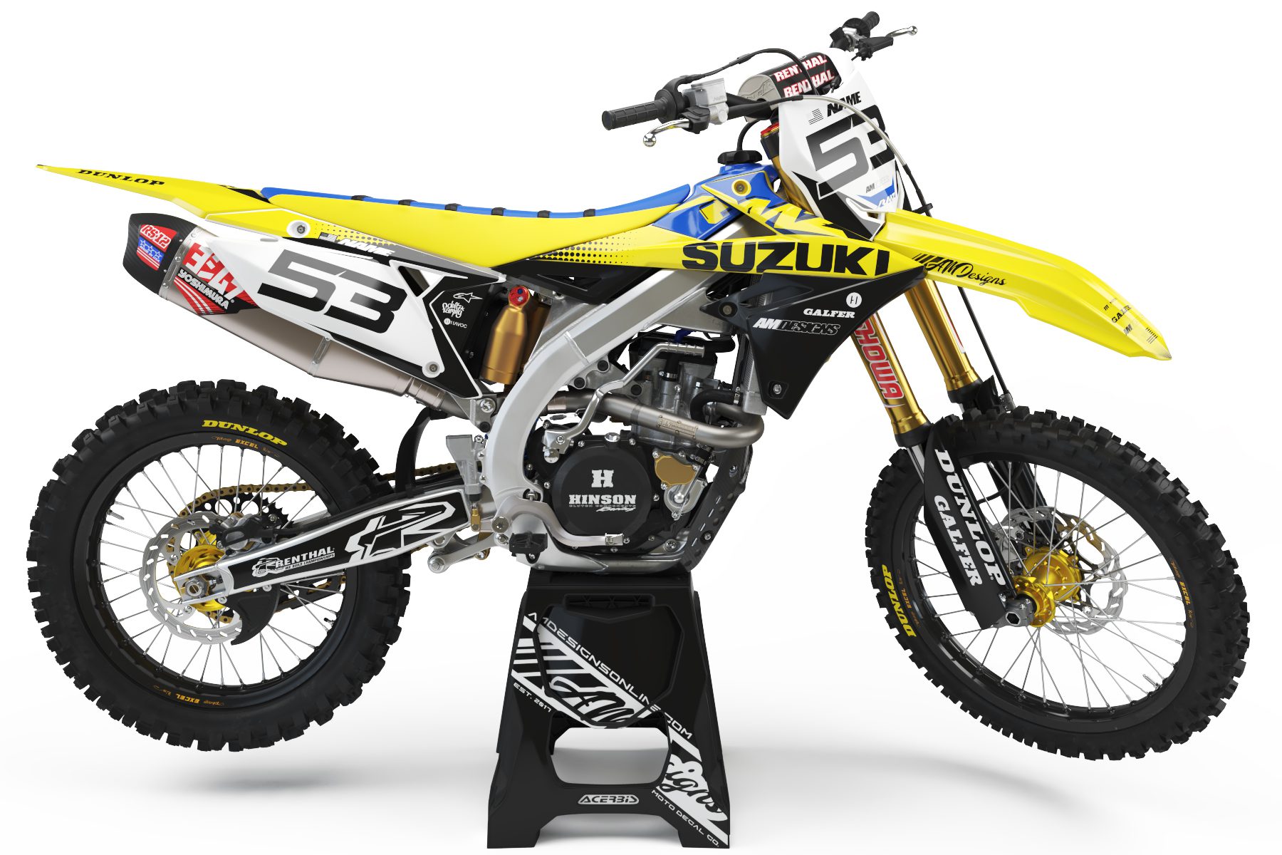 SUZUKI - RMZ Eradite Series Graphics Kit